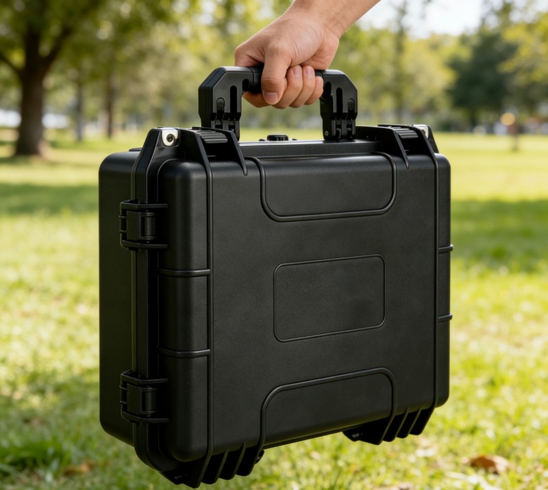 กล่องแข็งมือถือตามหลักสรีรศาสตร์