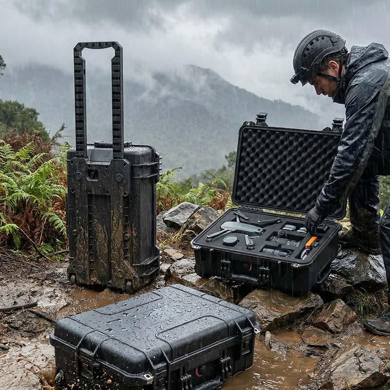 กล่องแข็งกันน้ำและกันฝุ่น IP67 ความแข็งแรงสูง